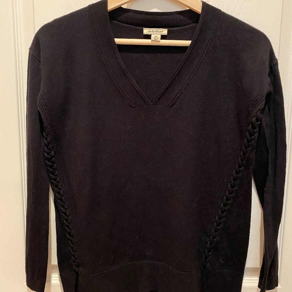 Lucky Brand Black Sweater